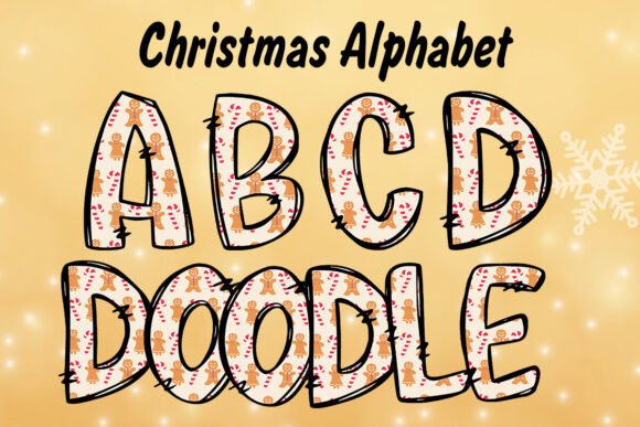 A Designer’s Judgment: The Ginger Bread Christmas Alphabet Graphics