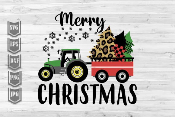 A Farm-Fresh Holiday Brand: Merry Christmas Farm Life Graphics