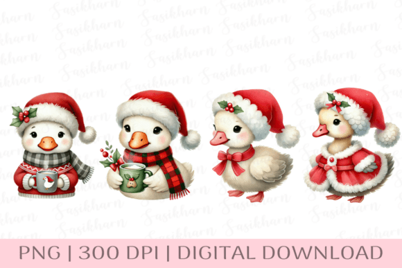 A Festive Goosemas Graphic for Seasonal Branding