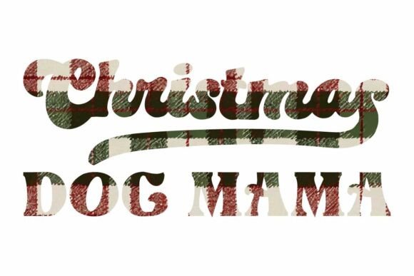 Christmas Dog Mama Illustrations for Graphics