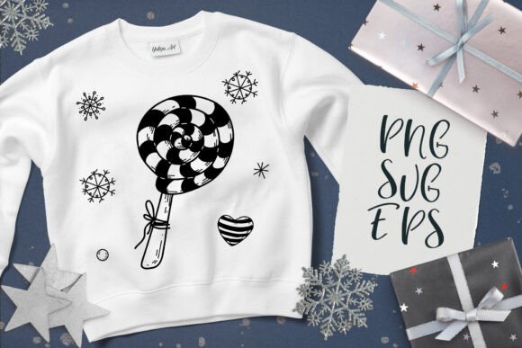 Christmas Sweets SVG, EPS Png: Perfect for Holiday Graphics