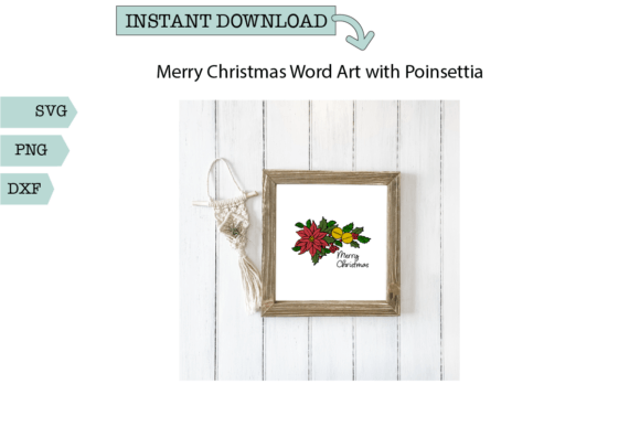 Christmas Word Art- Merry Christmas: A Festive Graphics Delight