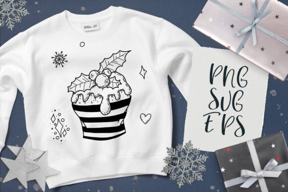 Evaluating the Christmas Cupcake Graphics for Seasonal Product Lines