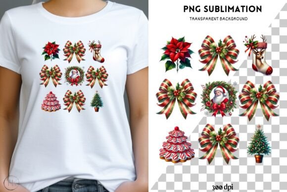 Evaluating the Preppy Coquette Christmas PNG for Embroidery