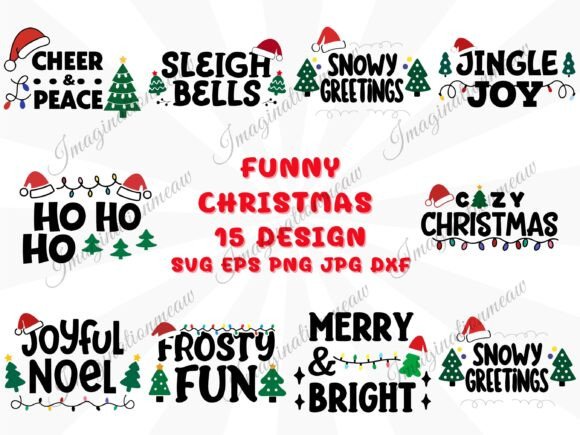 Funny Christmas SVG: A Playful Graphics Bundle for Holiday Crafts