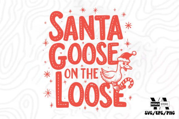 Funny Sarcastic Christmas Goose: A Versatile Graphics and Illustrations Asset