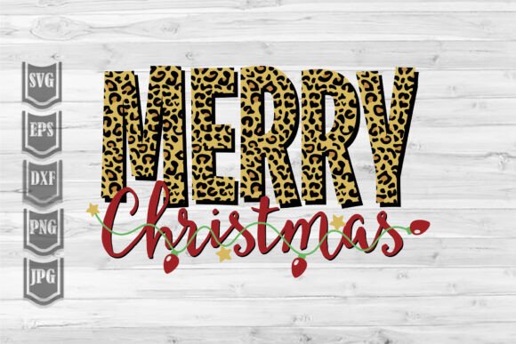 Integrating Merry Christmas Leopard into Your Holiday Design Projects