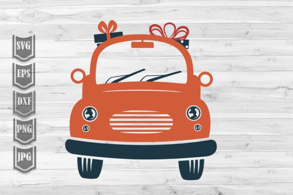 Reviewing Front-Christmas Truck Graphics for Crafting