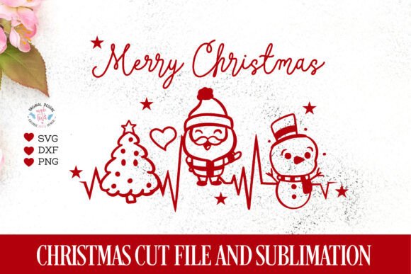 Reviewing Merry Christmas Heartbeat - Santa Claus Graphics